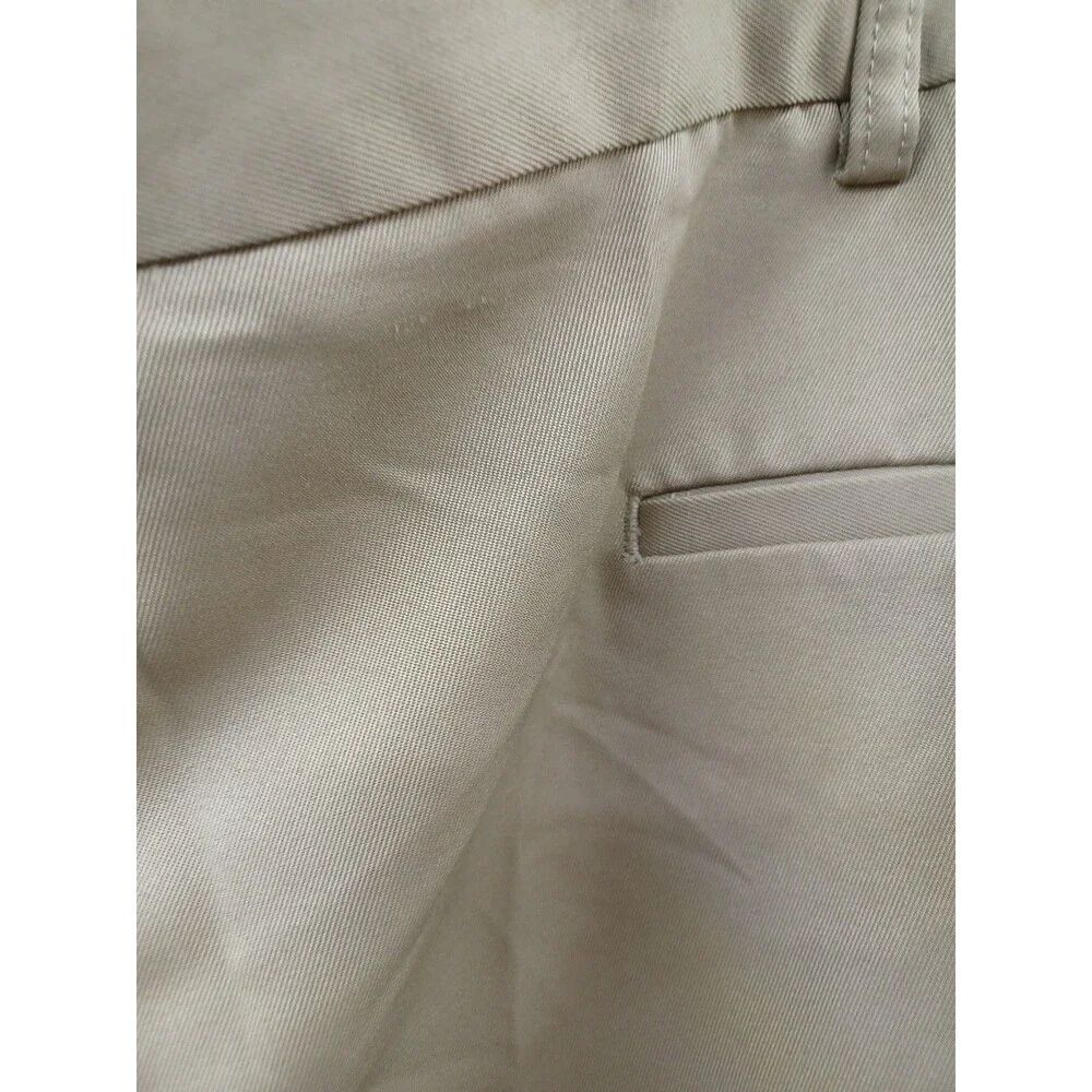 Haggar Big & Tall Cool 18 Gab Performance Shorts 48W Khaki NWT